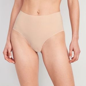 (4) Miiyu High-Waisted Laser-Cut Panties